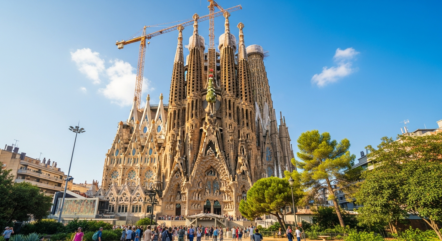 La Sagrada Familia en Barcelona, España - destino favorito de mexicanos en Europa