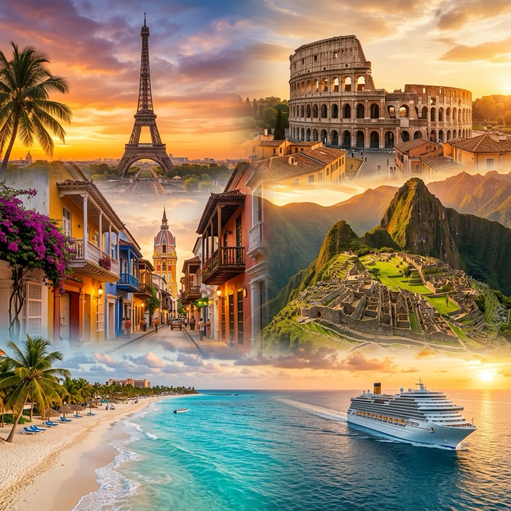 Guía Completa de Viajes desde México — destinos nacionales, internacionales, cruceros y paquetes todo incluido