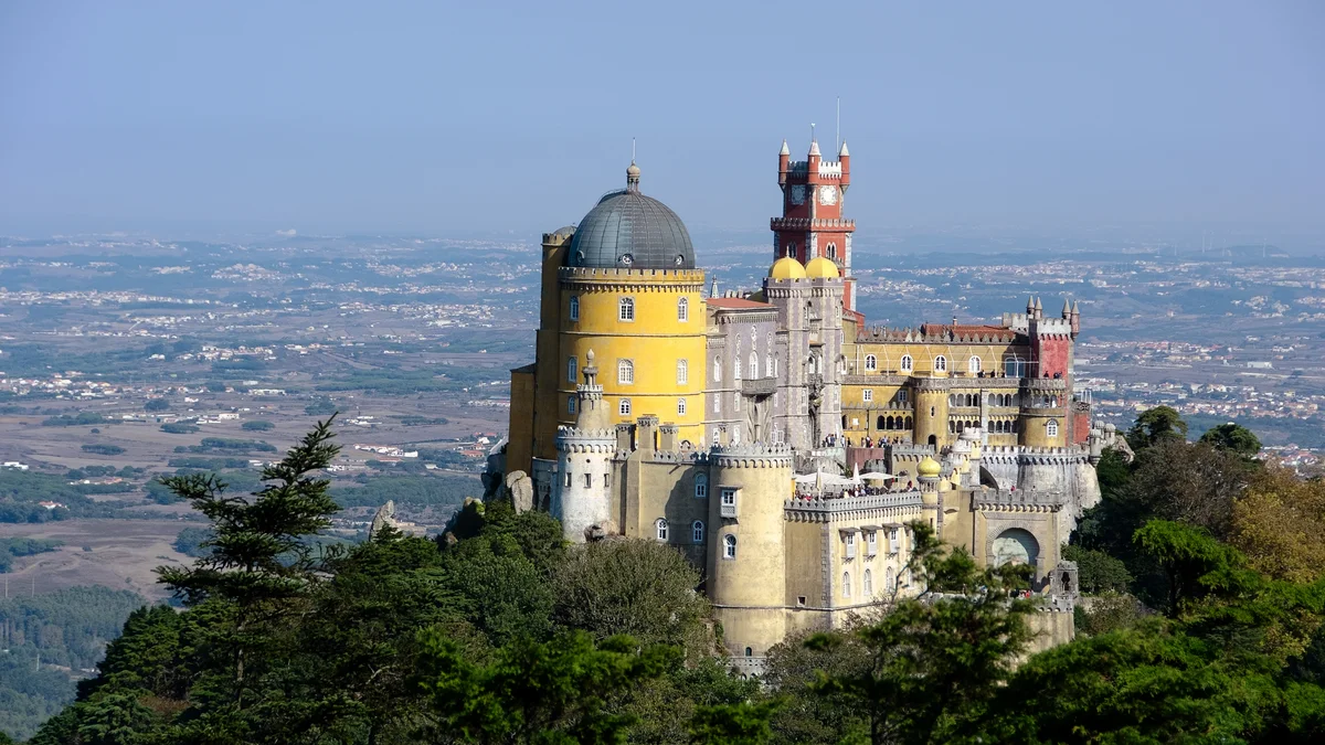 Pena Palace in Sintra Portugal as a day trip from Lisbon