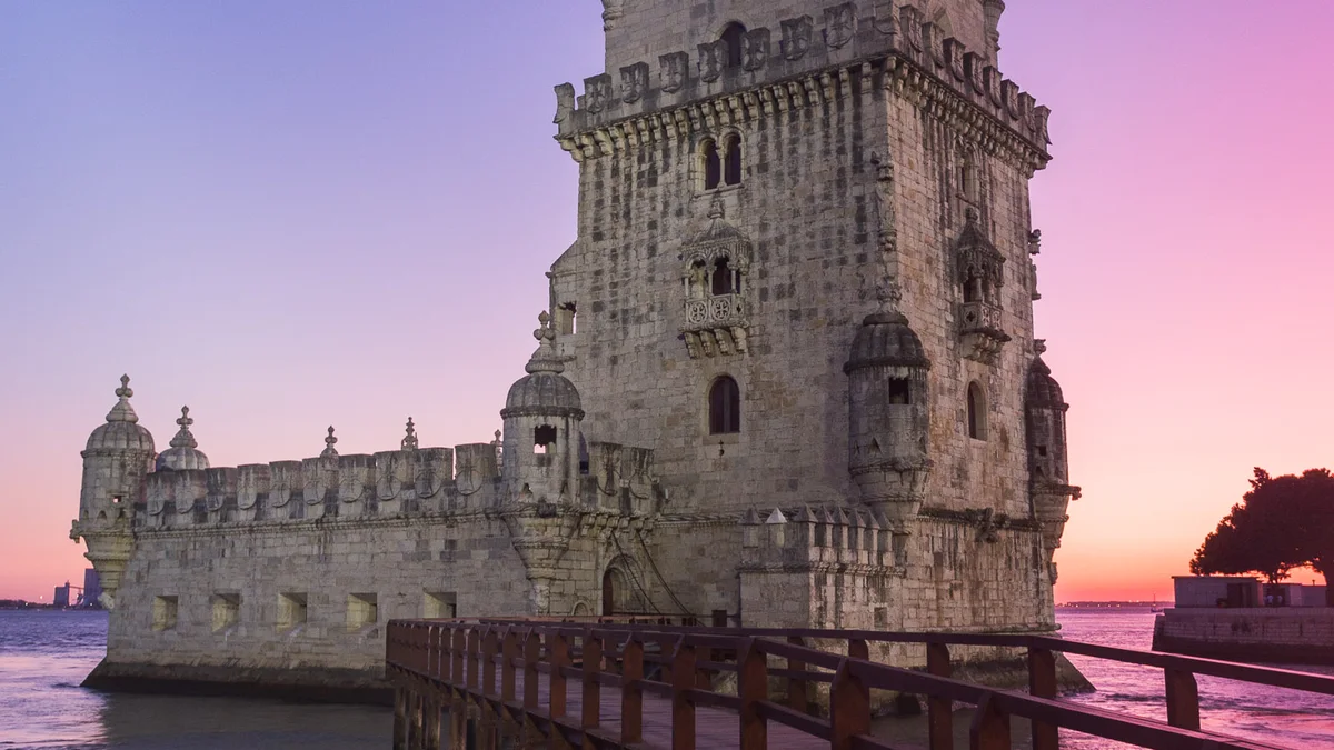 Belem Tower in Lisbon Portugal for a travel package
