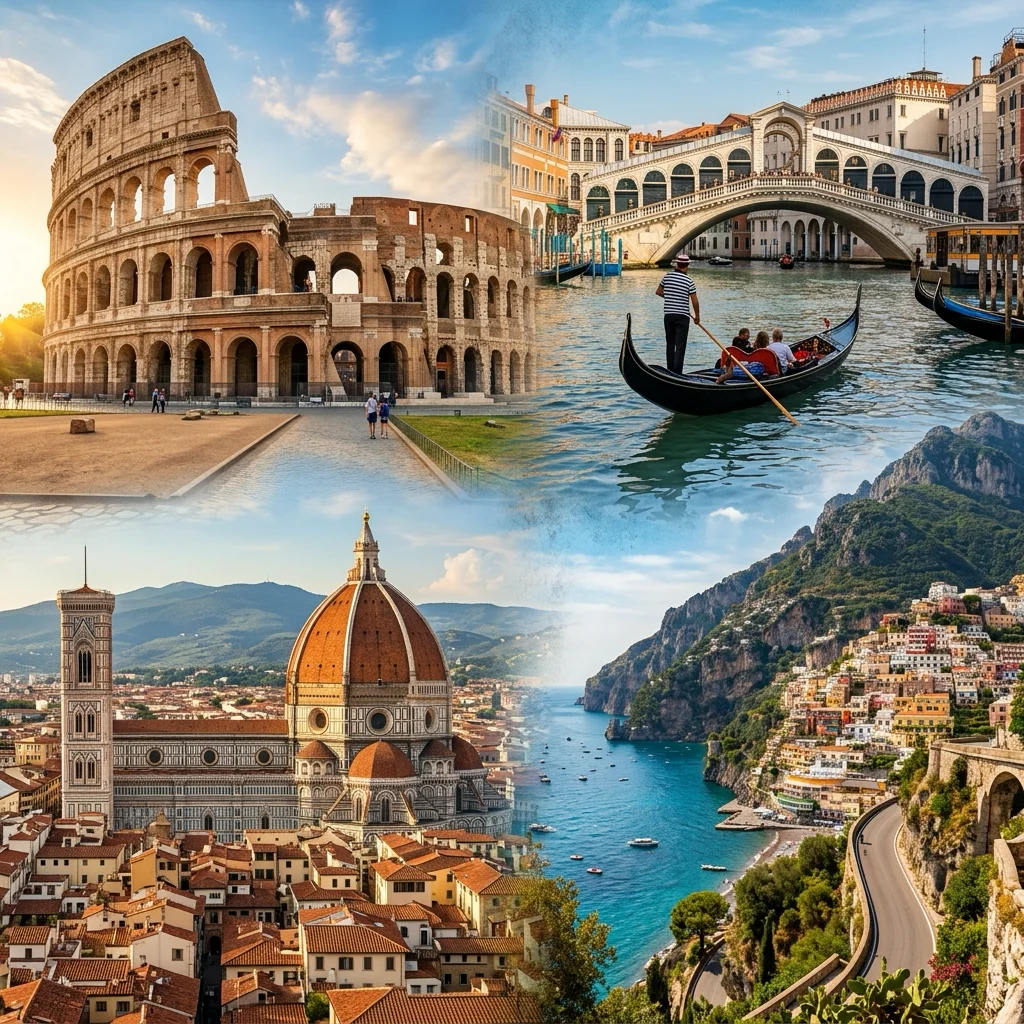 Coliseo de Roma y canal de Venecia — viajes a Italia desde México 2026